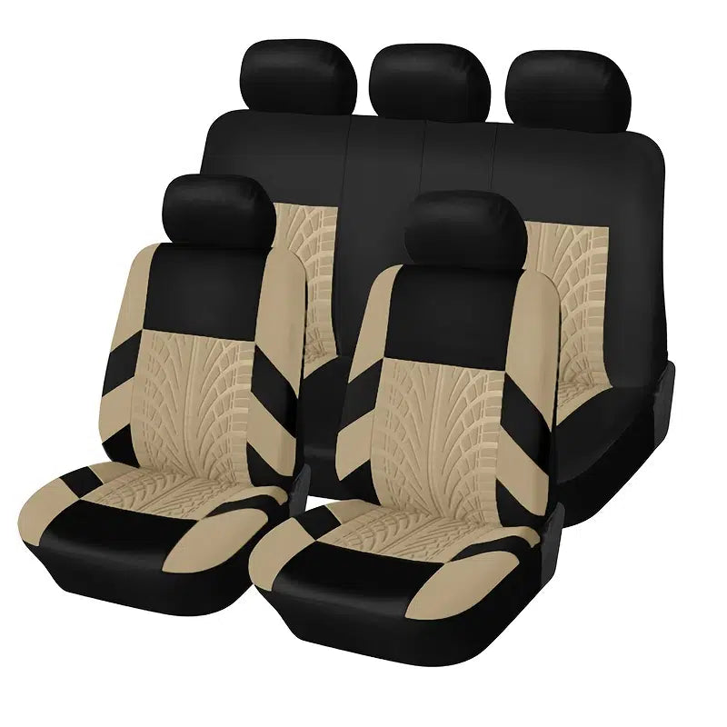 Car Seat Covers, Breathable Polyester Split Automotive Cushion Cover, Vehicle Seat Protectors Universal For Most Cars, Trucks, SUV