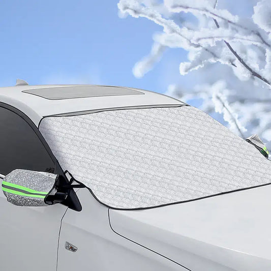 Winter Car Windshield Snow Cover, Multipurpose Auto Sun Shade Portable